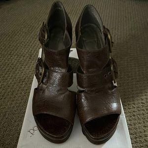 EUC Stuart weitzman platform sandal